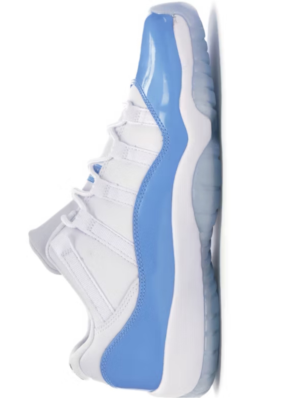 Jordan 11 Low Carolina/University Blue and White Athletic Sneakers Size 13